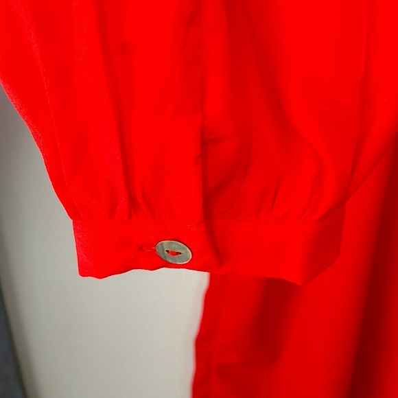 Honey Punch Coral long sleeve dress - Picture 5 of 7